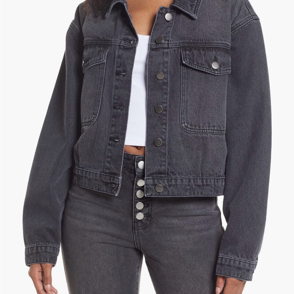 BP. Women's Charcoal Jean Jacket